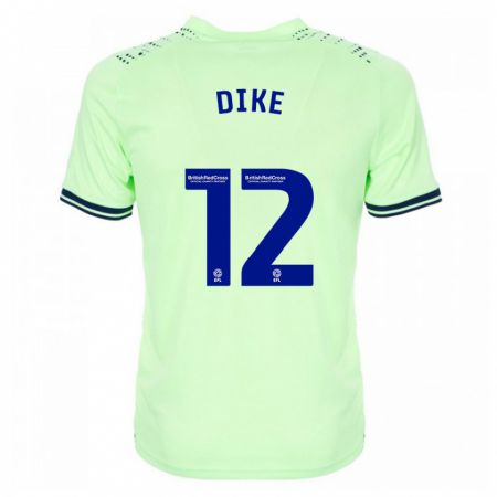 Kandiny Kinder Daryl Dike #12 Marine Auswärtstrikot Trikot 2023/24 T-Shirt