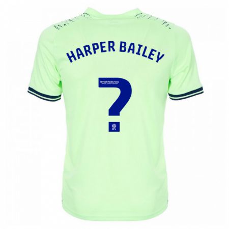 Kandiny Kinder Aaron Harper-Bailey #0 Marine Auswärtstrikot Trikot 2023/24 T-Shirt