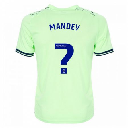Kandiny Kinder Souleyman Mandey #0 Marine Auswärtstrikot Trikot 2023/24 T-Shirt