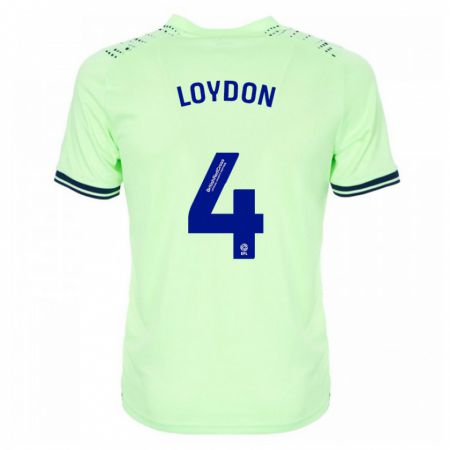 Kandiny Kinder Abi Loydon #4 Marine Auswärtstrikot Trikot 2023/24 T-Shirt