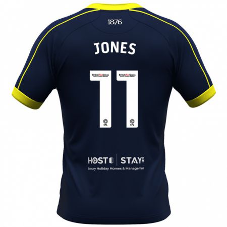 Kandiny Kinder Isaiah Jones #11 Marine Auswärtstrikot Trikot 2023/24 T-Shirt