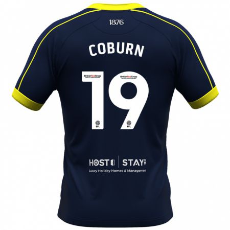 Kandiny Kinder Josh Coburn #19 Marine Auswärtstrikot Trikot 2023/24 T-Shirt