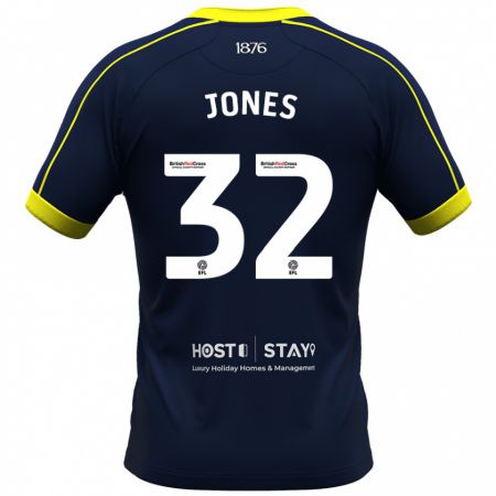 Kandiny Kinder Jamie Jones #32 Marine Auswärtstrikot Trikot 2023/24 T-Shirt