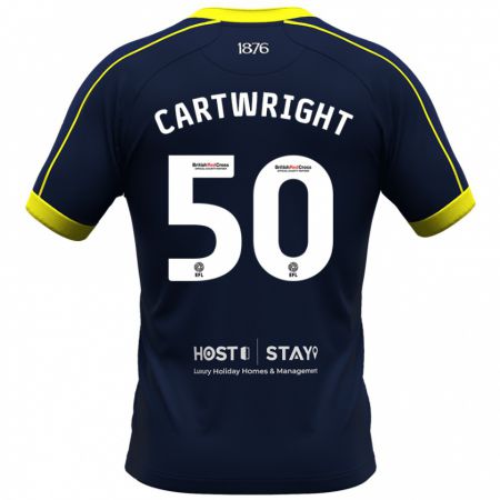 Kandiny Kinder Fin Cartwright #50 Marine Auswärtstrikot Trikot 2023/24 T-Shirt