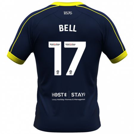Kandiny Kinder Millie Bell #17 Marine Auswärtstrikot Trikot 2023/24 T-Shirt