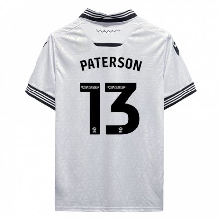 Kandiny Kinder Callum Paterson #13 Weiß Auswärtstrikot Trikot 2023/24 T-Shirt