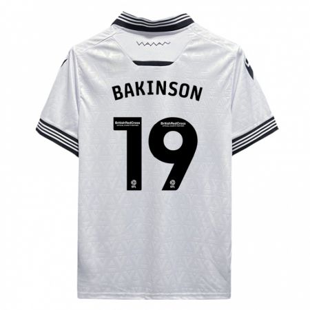 Kandiny Kinder Tyreeq Bakinson #19 Weiß Auswärtstrikot Trikot 2023/24 T-Shirt