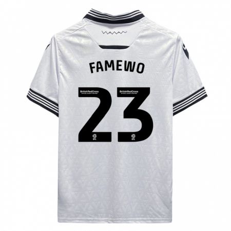Kandiny Kinder Akin Famewo #23 Weiß Auswärtstrikot Trikot 2023/24 T-Shirt