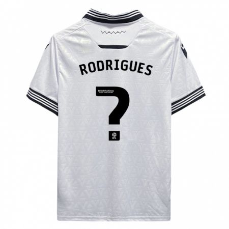 Kandiny Kinder Carlos Rodrigues #0 Weiß Auswärtstrikot Trikot 2023/24 T-Shirt