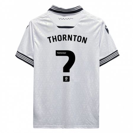 Kandiny Kinder Jarvis Thornton #0 Weiß Auswärtstrikot Trikot 2023/24 T-Shirt
