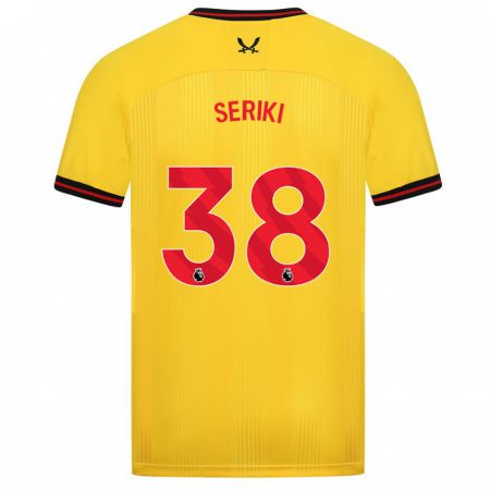 Kandiny Kinder Femi Seriki #38 Gelb Auswärtstrikot Trikot 2023/24 T-Shirt