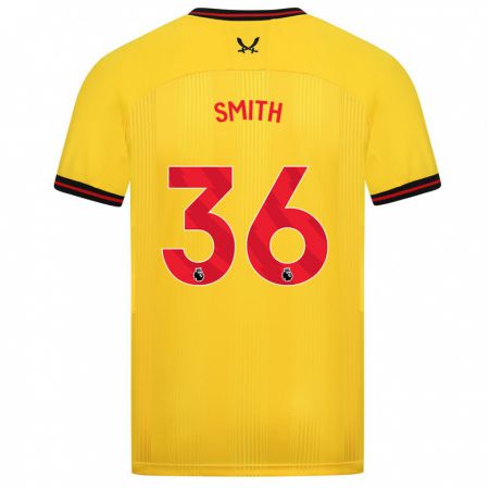 Kandiny Kinder Joshua Smith #36 Gelb Auswärtstrikot Trikot 2023/24 T-Shirt