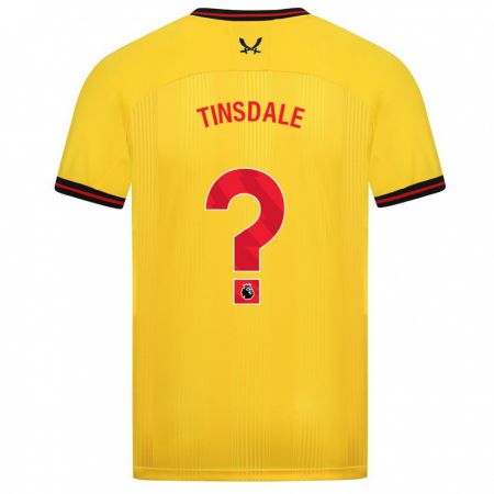 Kandiny Kinder Jay Tinsdale #0 Gelb Auswärtstrikot Trikot 2023/24 T-Shirt