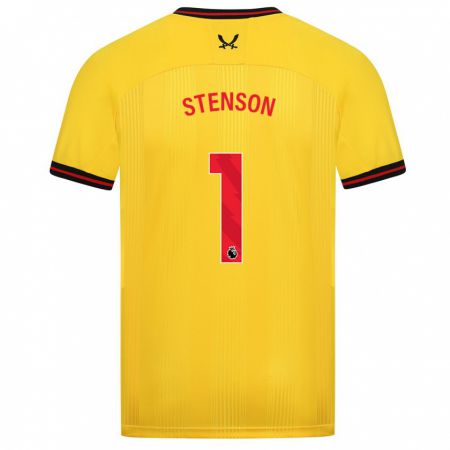 Kandiny Kinder Fran Stenson #1 Gelb Auswärtstrikot Trikot 2023/24 T-Shirt
