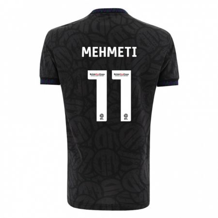 Kandiny Kinder Anis Mehmeti #11 Schwarz Auswärtstrikot Trikot 2023/24 T-Shirt