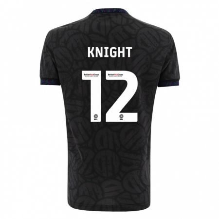 Kandiny Kinder Jason Knight #12 Schwarz Auswärtstrikot Trikot 2023/24 T-Shirt