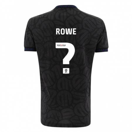 Kandiny Kinder Romani Rowe #0 Schwarz Auswärtstrikot Trikot 2023/24 T-Shirt