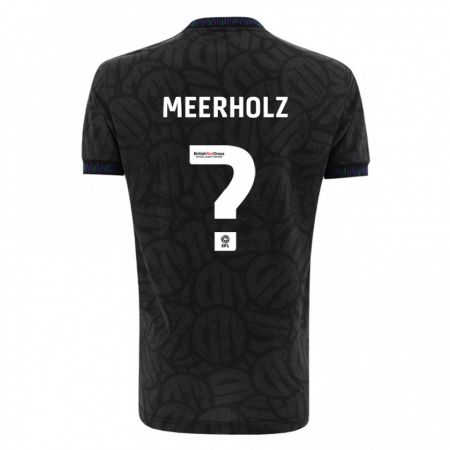 Kandiny Kinder Jed Meerholz #0 Schwarz Auswärtstrikot Trikot 2023/24 T-Shirt