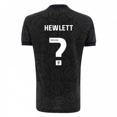 Kandiny Kinder Callum Hewlett #0 Schwarz Auswärtstrikot Trikot 2023/24 T-Shirt