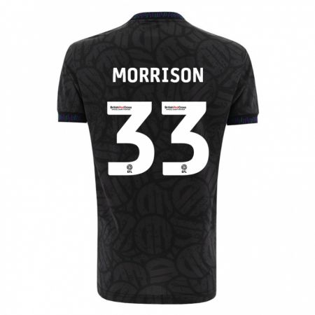 Kandiny Kinder Elijah Morrison #33 Schwarz Auswärtstrikot Trikot 2023/24 T-Shirt