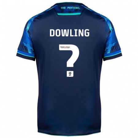 Kandiny Kinder Will Dowling #0 Marine Auswärtstrikot Trikot 2023/24 T-Shirt