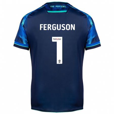 Kandiny Kinder Georgie Ferguson #1 Marine Auswärtstrikot Trikot 2023/24 T-Shirt