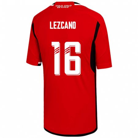 Kandiny Kinder Darío Lezcano #16 Rot Auswärtstrikot Trikot 2023/24 T-Shirt