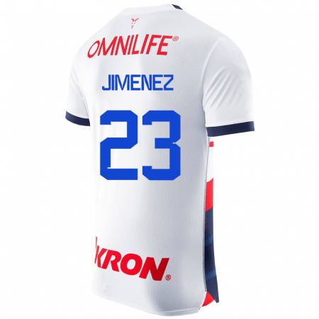 Kandiny Kinder Miguel Jiménez #23 Weiß Auswärtstrikot Trikot 2023/24 T-Shirt