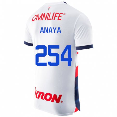 Kandiny Kinder Mario Anaya #254 Weiß Auswärtstrikot Trikot 2023/24 T-Shirt