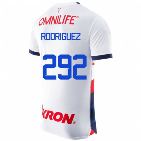 Kandiny Kinder Emiliano Rodríguez #292 Weiß Auswärtstrikot Trikot 2023/24 T-Shirt