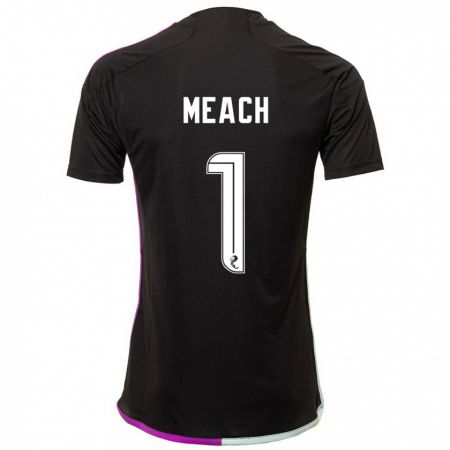 Kandiny Kinder Aaliyah-Jay Meach #1 Schwarz Auswärtstrikot Trikot 2023/24 T-Shirt
