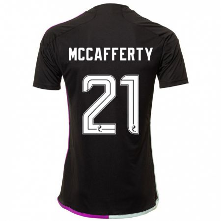 Kandiny Kinder Eirinn Mccafferty #21 Schwarz Auswärtstrikot Trikot 2023/24 T-Shirt