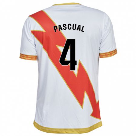Kandiny Herren Martín Pascual #4 Weiß Heimtrikot Trikot 2023/24 T-Shirt