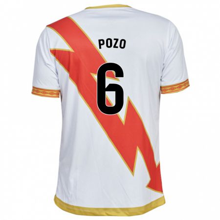 Kandiny Herren José Pozo #6 Weiß Heimtrikot Trikot 2023/24 T-Shirt