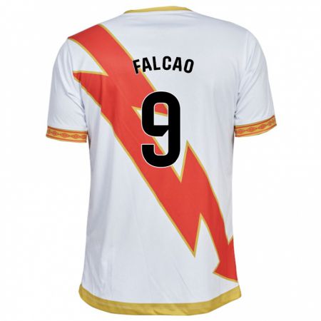 Kandiny Herren Radamel Falcao #9 Weiß Heimtrikot Trikot 2023/24 T-Shirt