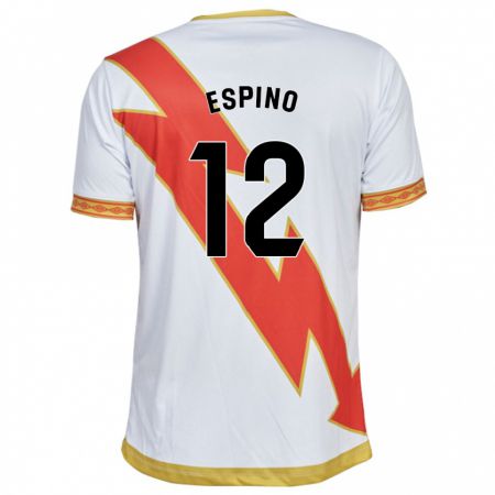 Kandiny Herren Alfonso Espino #12 Weiß Heimtrikot Trikot 2023/24 T-Shirt