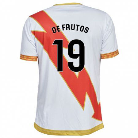 Kandiny Herren Jorge De Frutos #19 Weiß Heimtrikot Trikot 2023/24 T-Shirt