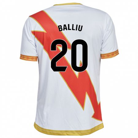 Kandiny Herren Iván Balliu #20 Weiß Heimtrikot Trikot 2023/24 T-Shirt