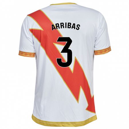 Kandiny Herren Sergio Arribas #3 Weiß Heimtrikot Trikot 2023/24 T-Shirt