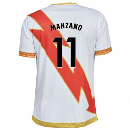 Kandiny Herren Sergio Manzano #11 Weiß Heimtrikot Trikot 2023/24 T-Shirt