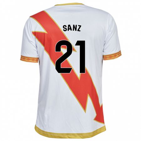 Kandiny Herren Luismi Sanz #21 Weiß Heimtrikot Trikot 2023/24 T-Shirt