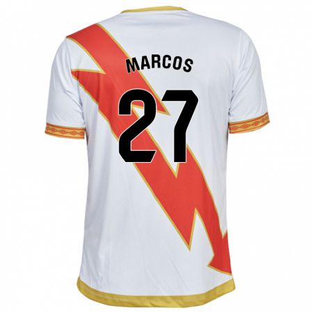 Kandiny Herren Álvaro Marcos #27 Weiß Heimtrikot Trikot 2023/24 T-Shirt