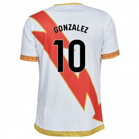 Kandiny Herren Alba Gonzalez Perez #10 Weiß Heimtrikot Trikot 2023/24 T-Shirt