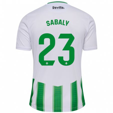 Kandiny Herren Youssouf Sabaly #23 Weiß Heimtrikot Trikot 2023/24 T-Shirt