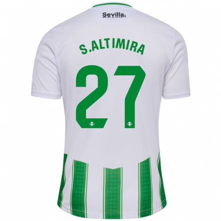 Kandiny Herren Sergi Altimira #27 Weiß Heimtrikot Trikot 2023/24 T-Shirt