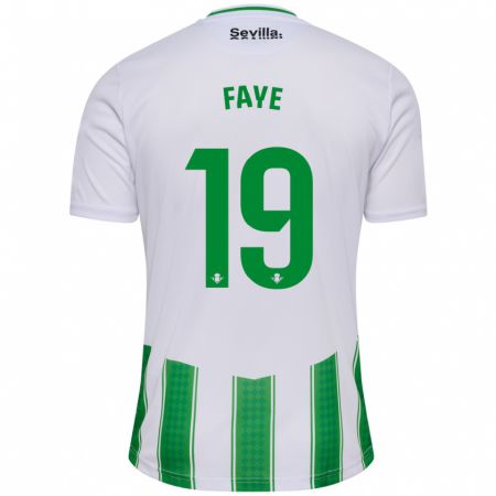 Kandiny Herren Souleymane Faye #19 Weiß Heimtrikot Trikot 2023/24 T-Shirt