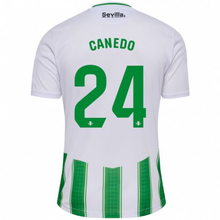 Kandiny Herren Damián Canedo #24 Weiß Heimtrikot Trikot 2023/24 T-Shirt