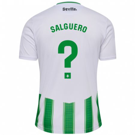 Kandiny Herren Antonio Salguero #0 Weiß Heimtrikot Trikot 2023/24 T-Shirt