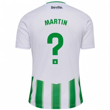 Kandiny Herren Adrián Martín #0 Weiß Heimtrikot Trikot 2023/24 T-Shirt