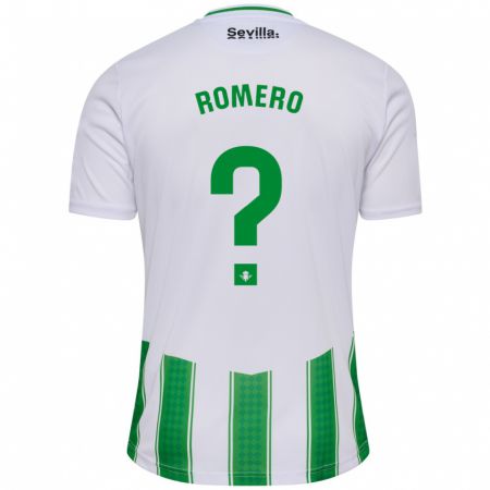 Kandiny Herren Dani Romero #0 Weiß Heimtrikot Trikot 2023/24 T-Shirt